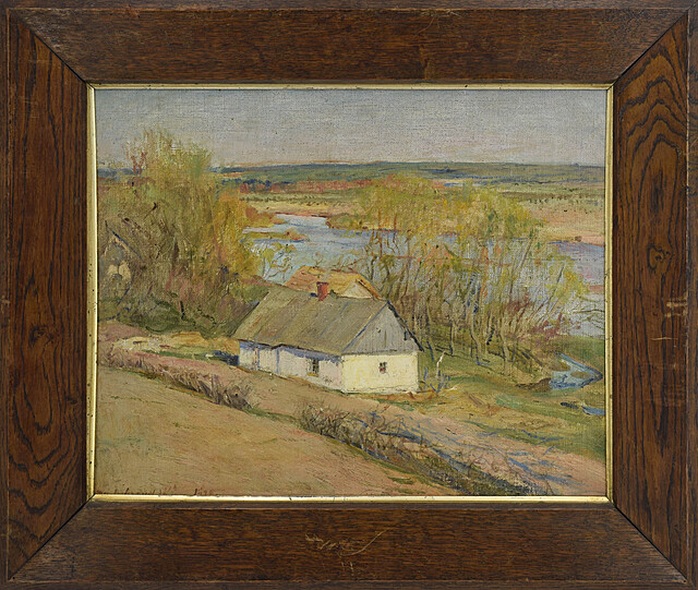 Chata nad rzeką, 1919 (?)