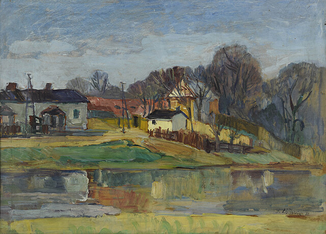 Pejzaż wiejski, 1955