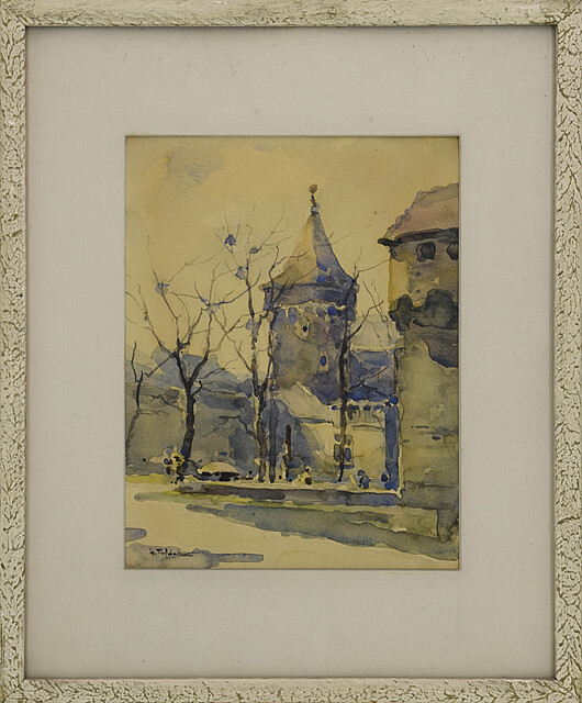 Barbakan z wieżą Stolarską w Krakowie