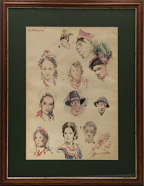 Portrety krakowianek i krakowiaków