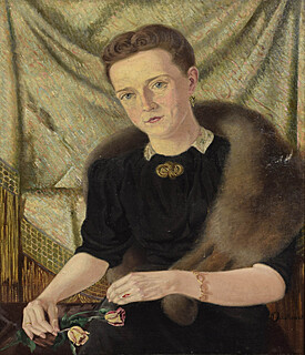 Portret kobiety z różami