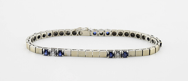 Bransoletka z szafirami