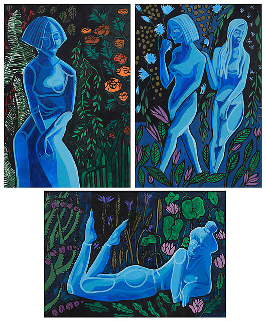 Bez tytułu (tryptyk), 2017