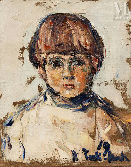 Portret Alaina de la Horbe z dzieciństwa, 1919 r.