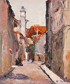 Ulica Saint-Urbain w Troyes, 1918 r.