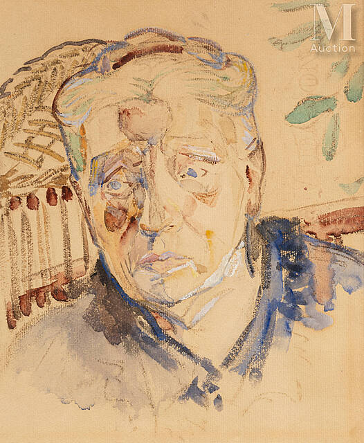 Portret Berthe Fanny Sayous z domu Dollfus, babci Raymonda Lefebvre’a, 1966 r.