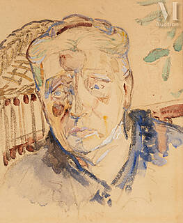 Portret Berthe Fanny Sayous z domu Dollfus, babci Raymonda Lefebvre’a, 1966 r.