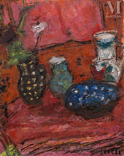 Martwa natura w czerwieni, ok. 1960 r.