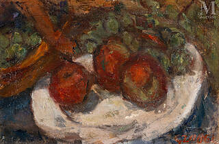 Martwa natura z jabłkami