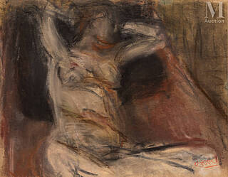 Nago na sofie, ok. 1960 r.