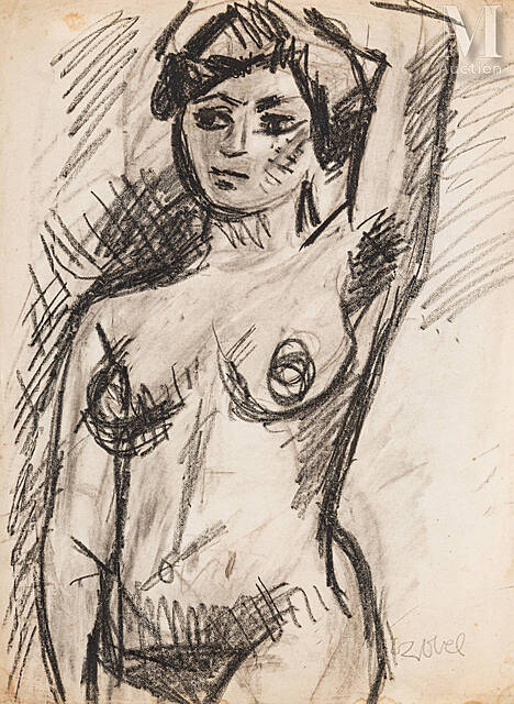 Akt stojący, ok. 1922 r.