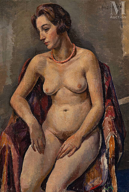 Akt z naszyjnikiem, 1946 r.