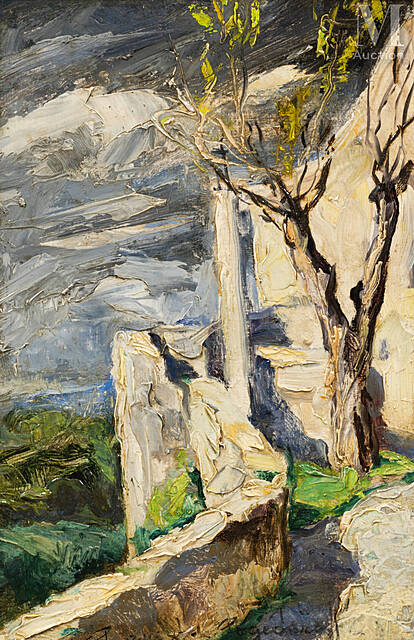 Na wzgórzach Ménerbes, 1957 r.