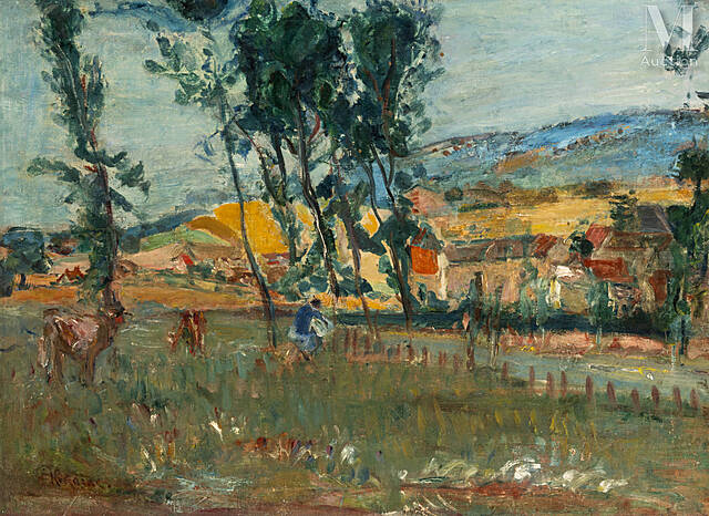 Krajobraz okolic Tuluzy, ok. 1941 r.