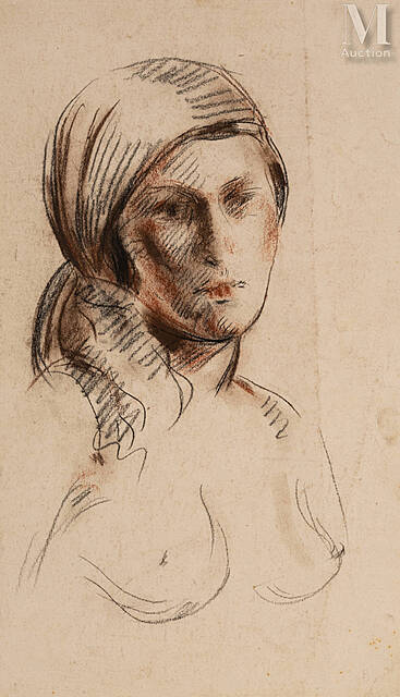 Portret kobiety w turbanie