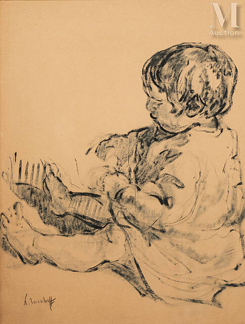 Portret dziecka artysty, Borysa, ok. 1906-1907 r.