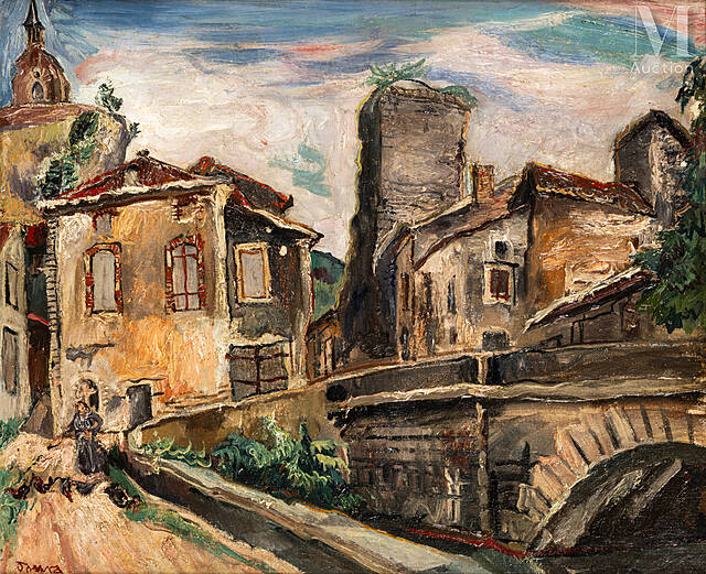 Wieś Laroque-des-Arcs