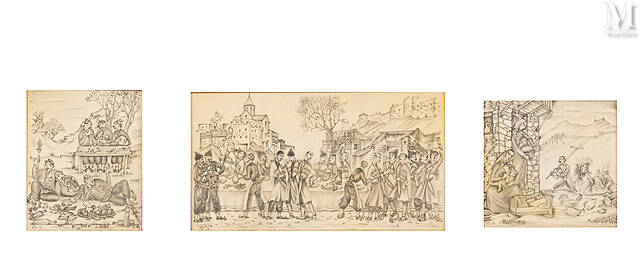 Sceny z życia w Gruzji, ok. 1920 r.