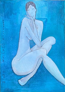 "Reprodukcja obrazu Joanny Sarapaty", 2018