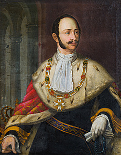 Portret króla Bawarii Maksymiliana II, 1852