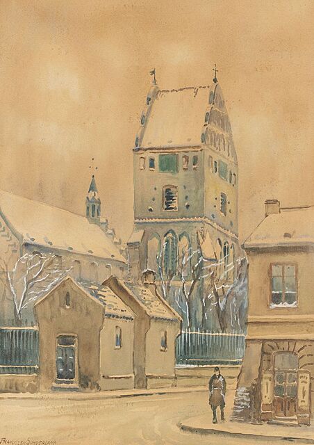 KOŚCIÓŁ MARIACKI NA NOWYM MIEŚCIE W WARSZAWIE, ok. 1930