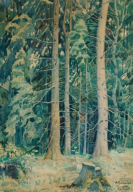 MOTYW Z PUSZCZY BIAŁOWIESKIEJ, 1930