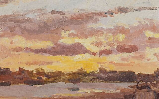 NIEBO O ZACHODZIE SŁOŃCA