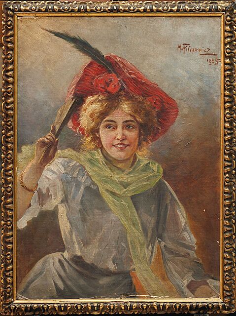 DZIEWCZYNA Z WACHLARZEM, 1905