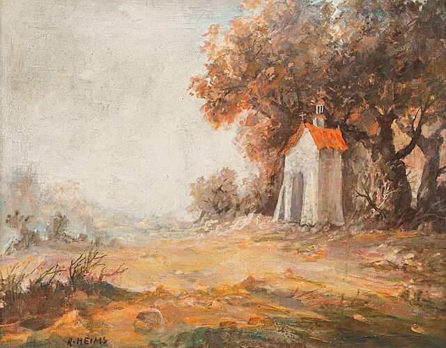 PEJZAŻ Z KAPLICZKĄ