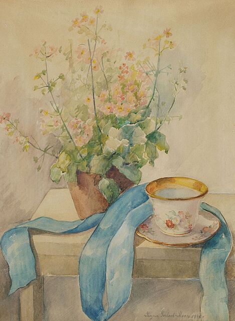 PRYMULKI I FILIŻANKA, 1946