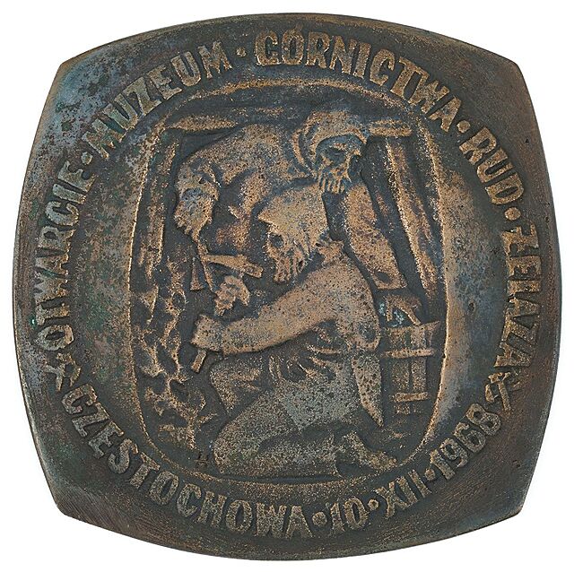 MEDAL, OTWARCIE MUZEUM GÓRNICTWA RUD ŻELAZA, CZĘSTOCHOWA, 1968