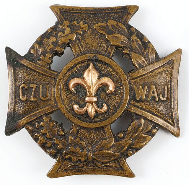 KRZYŻ HARCERSKI, żeński, ok. 1930