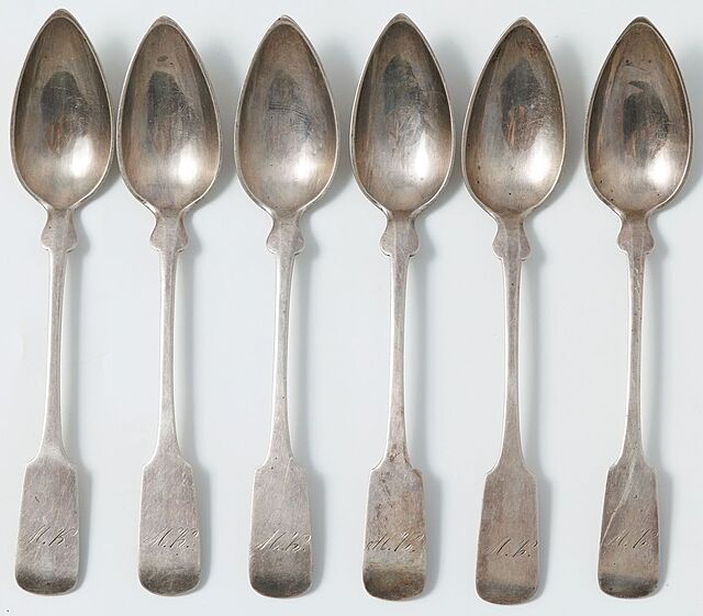 SZEŚĆ ŁYŻECZEK, Śląsk, Wrocław, Carl Friedricvh Korock, 1850-58