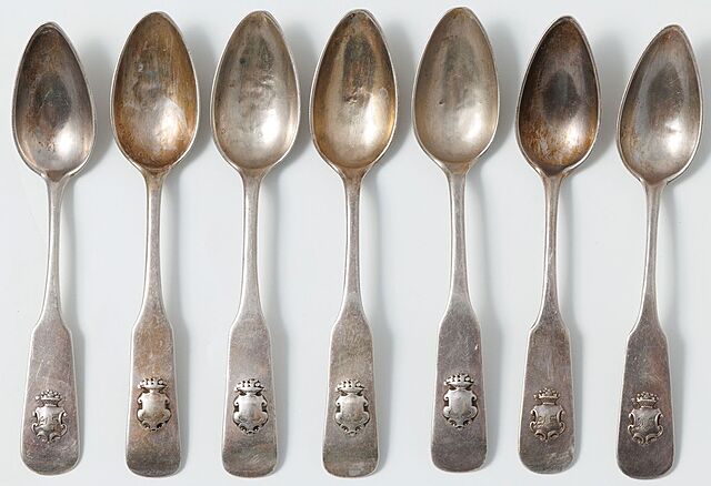 SIEDEM ŁYŻECZEK, Polska, Warszawa, Karol Filip Malcz, 1866