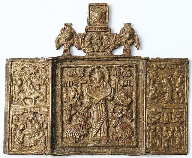 IKONA PODRÓŻNA, Rosja, XIX w.