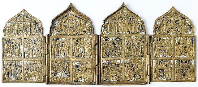 IKONA PODRÓŻNA, Rosja, XIX w.