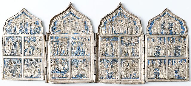 IKONA PODRÓŻNA, Rosja, k. XX w.