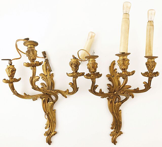 PARA KINKIETÓW, pocz. XX w.