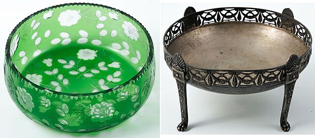 PATERA NA OWOCE, Niemcy, Berlin, Eugen Marcus, ok. 1900