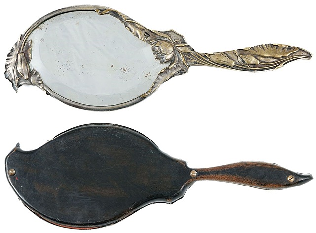 SECESYJNE LUSTERKO TOALETOWE, ok. 1900
