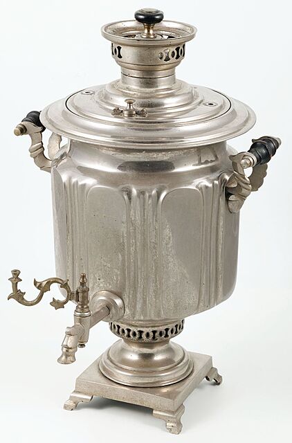 SAMOWAR CYLINDRYCZNY, Rosja, Tuła, Szemarin, pocz. XX w.