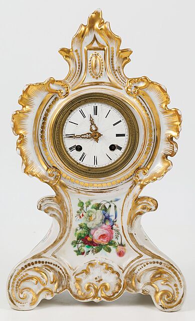 ZEGAR KOMINKOWY, Francja, 2 poł. XIX w.