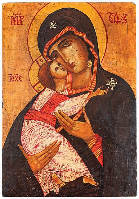 IKONA, MATKA BOŻA WŁODZIMIERSKA, 2 poł. XX w.