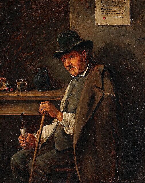 MĘŻCZYZNA Z FAJKĄ