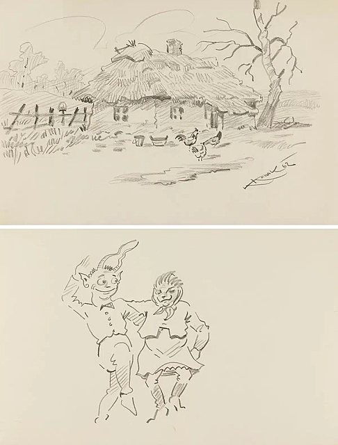 KURY PRZED CHATĄ, TANIEC, 1962