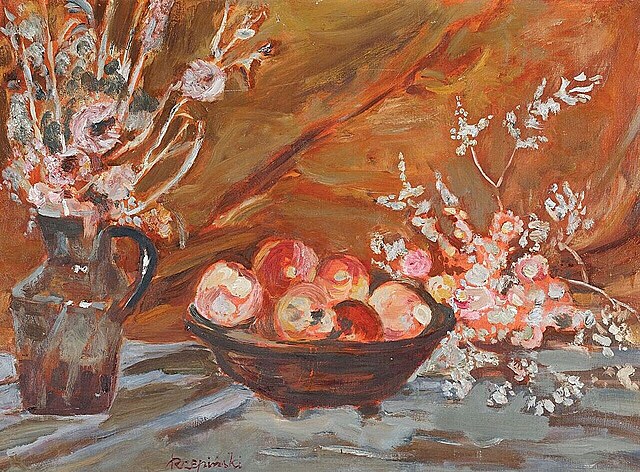 MARTWA NATURA – KWIATY I OWOCE