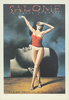 Plakat do opery Salome Richarda Straussa