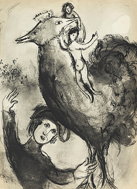 Sokół (Le Faucon) z cyklu Dekameron Boccaccia (Contes de Boccace), 1950