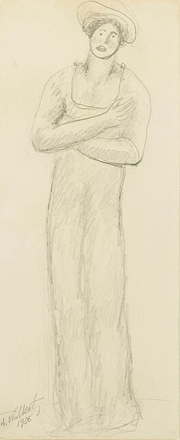 Studium postaci, 1906