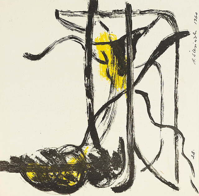 Bez tytułu (z teki Konfrontacje), 1960